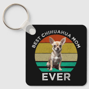 Beste Chihuahua-Mutter überhaupt Schlüsselanhänger