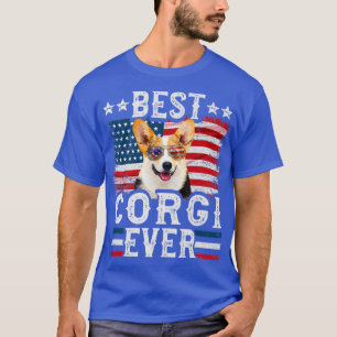 Beste Corgi je amerikanische Flagge 4. Juli 67 T-Shirt