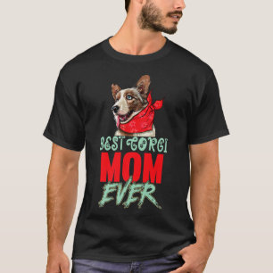 Beste Corgi-Mama Aller Mutti-Tag Vintage Hundemama T-Shirt