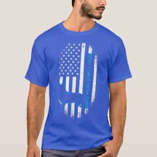 Beste Corgi-Mama je Corgi Dog Mutter amerikanische T-Shirt