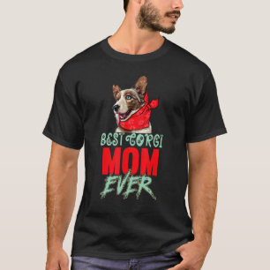 Beste Corgi-Mama je Muttertag Vintager Hund Mama W T-Shirt