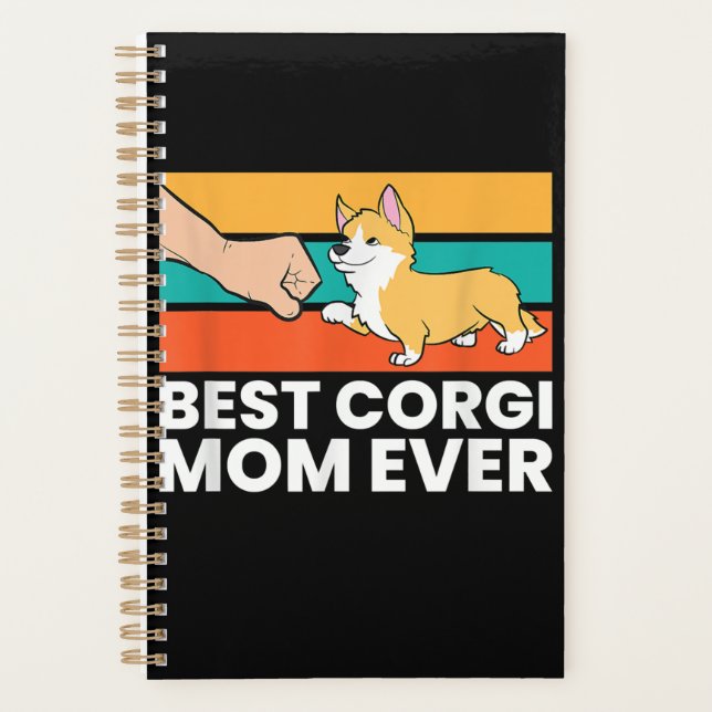 Beste Corgi-Mama je Planer (Vorderseite)