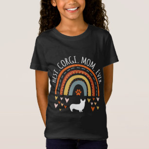 Beste Corgi Mama je Regenbogengeschenke für Hunde T-Shirt