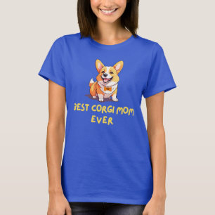 Beste Corgi-Mutter überhaupt, Geschenk für Hunde-L T-Shirt
