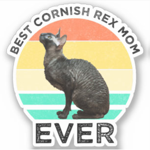 Beste Cornish Rex-Mutter überhaupt Aufkleber