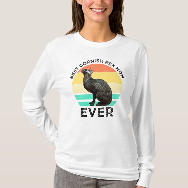 Beste Cornish Rex-Mutter überhaupt T-Shirt (Vorderseite)