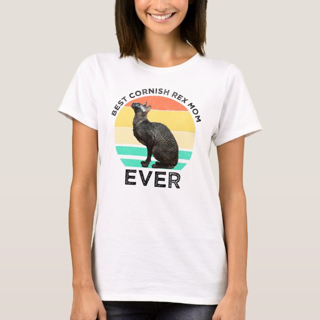 Beste Cornish Rex-Mutter überhaupt T-Shirt (Vorderseite)