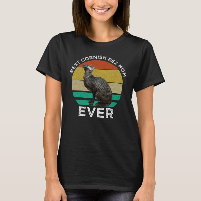 Beste Cornish Rex-Mutter überhaupt T-Shirt (Vorderseite)