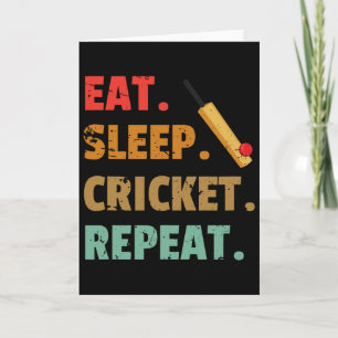 Beste Cricket-Design für Männer Frauen Sport Sport Karte