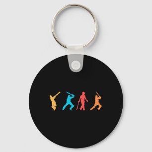 Beste Cricket-Design für Männer Frauen Sport Sport Schlüsselanhänger