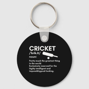 Beste Cricket Design Für Männer Frauen Sport Sport Schlüsselanhänger