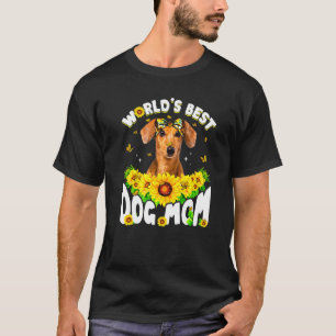 Beste Dachshund-Hundemutter der Welt Lustiger Mutt T-Shirt