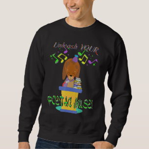 Beste Dackel Funny Dackel Hund Unleash Poetic Mus Sweatshirt