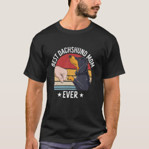 Beste Dackel Mama je Niedliche Dackel Dog Mama Wo T-Shirt