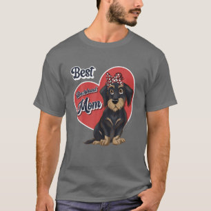 Beste Dackel Mama Niedliche Wire Hass Hunde T-Shirt
