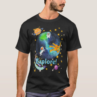 Beste Dackel Niedliche Dackel Dog Science Erforsch T-Shirt