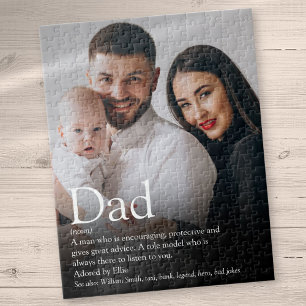 Beste Dad Definition Foto Puzzle