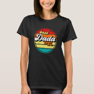 Beste Dada je Vater Tag Opa Retro Vintag T-Shirt