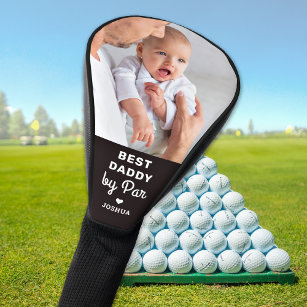 Beste DADDY nach Par Custom Foto Vatertag Golf Headcover