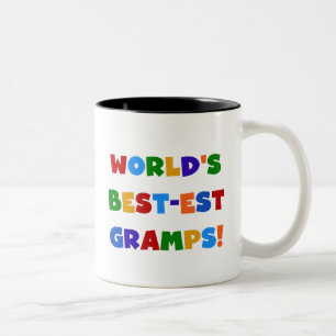 Beste das Gramps der helle Farbwelt Geschenke Zweifarbige Tasse
