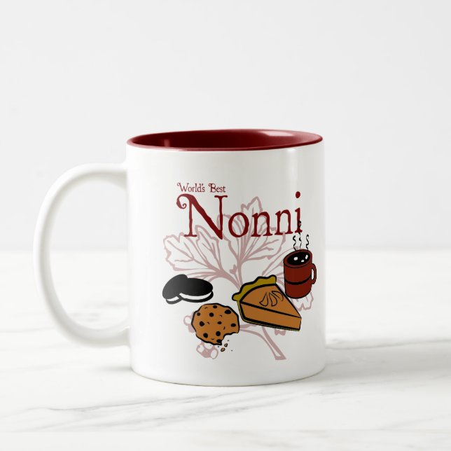 Beste das Nonni der Welt Tasse (Links)