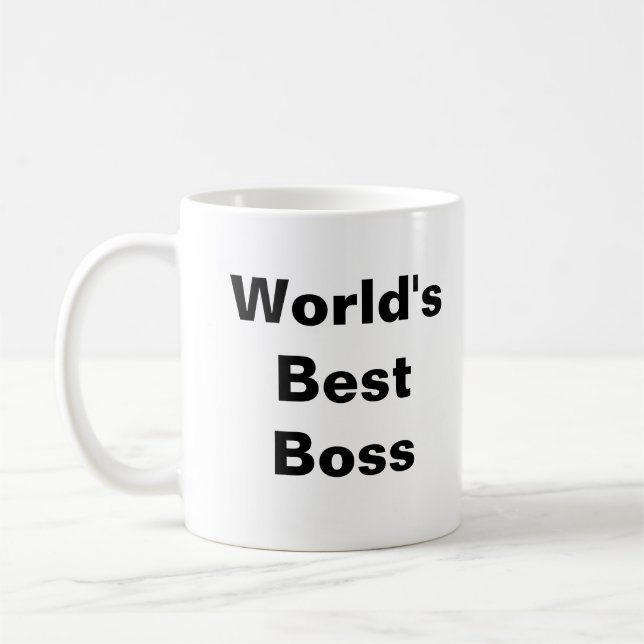 Beste der Chef-Tasse der Welt Tasse (Links)