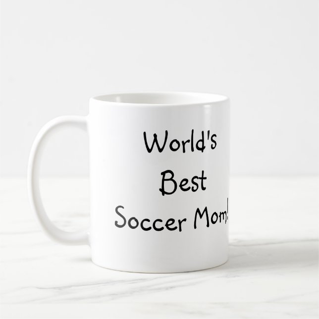 Beste der Fußball-Mama der Welt! Tasse (Links)