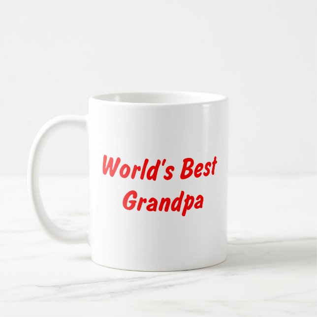 Beste der Großvater-Tasse der Welt Tasse (Links)