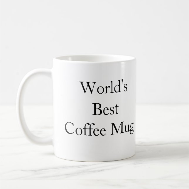 Beste   der Kaffee-Tasse der Welt Tasse (Links)