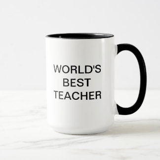 Beste der Lehrer-Tasse des Wortes Tasse