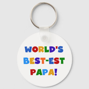 Beste der Papa-T-Shirts und Geschenke der helle Schlüsselanhänger