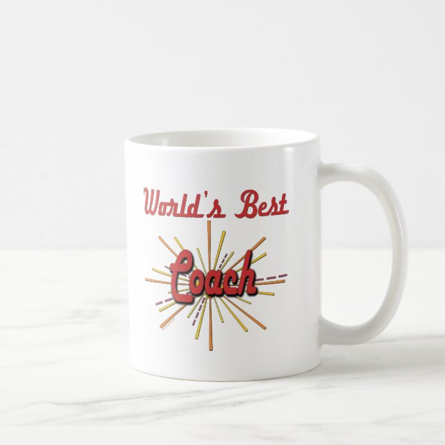 Beste der Trainer-Geschenke der Welt Tasse (Rechts)