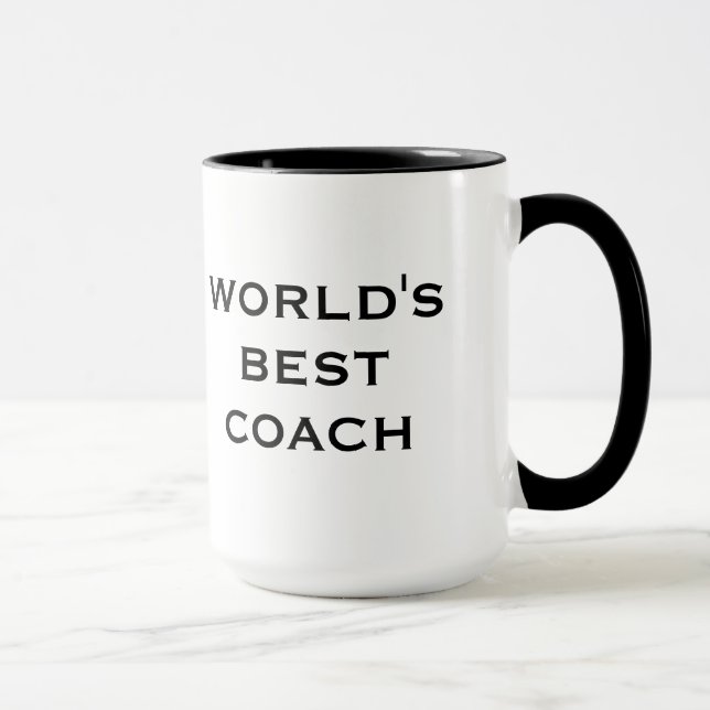 Beste der Trainer-Tasse der Welt Tasse (Rechts)