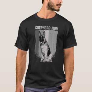 Beste Deutsche Schäferhund-Mutter Frauen Hundebesi T-Shirt