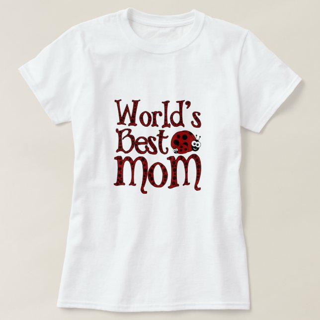 Beste die Mama-Marienkäfer der Welt T-Shirt (Design vorne)