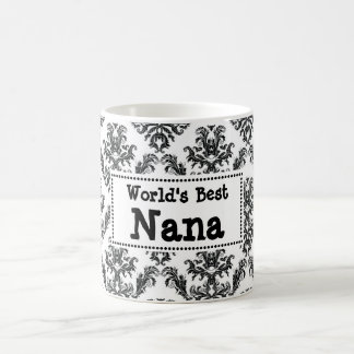 Beste die Nana-Tasse der Welt - Damast-Art Kaffeetasse