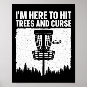 Beste Disc-Golf-Kunst für Männer Frauen Disc-Golfe Poster