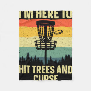 Beste Disc-Golf-Kunst für Männer Frauen Kinder Dis Fleecedecke