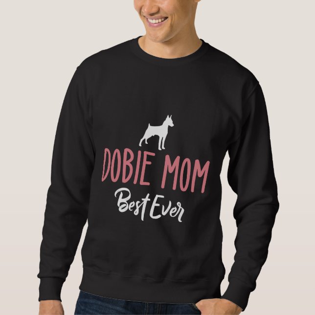 Beste Doberman-Mama je 118 Sweatshirt (Vorderseite)