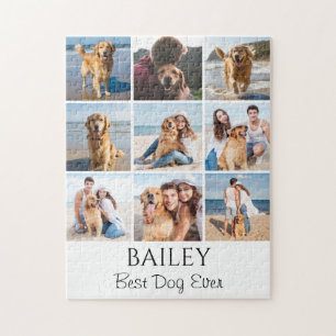 Beste Dog-FotoCollage Personalisiert Puzzle