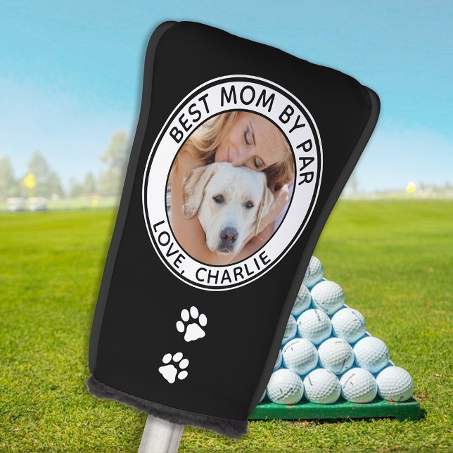 Beste DOG-MAMA nach Par Personalisiert Pet Foto Golf Headcover (Von Creator hochgeladen)