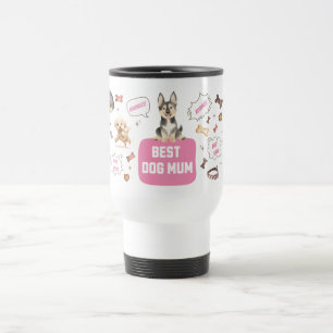 Beste Dog Mum Reisebecher