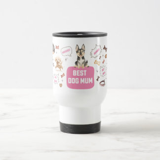 Beste Dog Mum Reisebecher