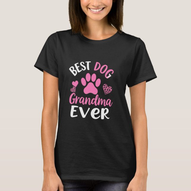 Beste Dog Oma EVA Beste Dog Oma T-Shirt (Vorderseite)