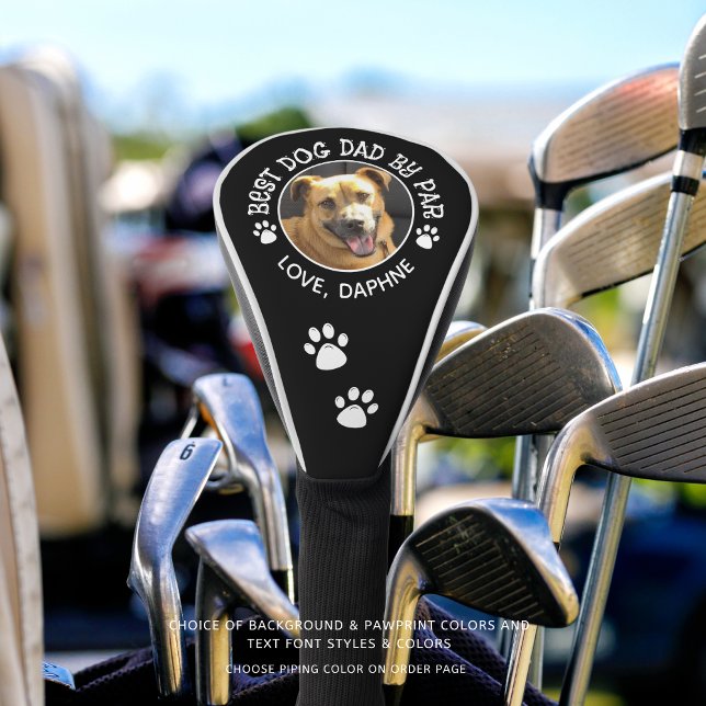BESTE DOG-VATER NACH PAR-Foto Druckfarben Golf Headcover (Von Creator hochgeladen)