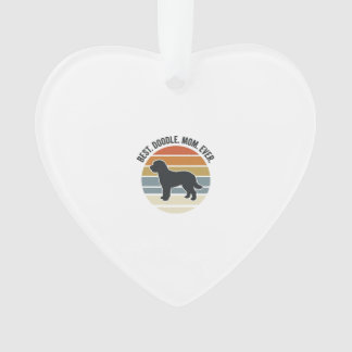 Beste Doodle-Mama überhaupt Vintage-Hundemama-Desi Ornament
