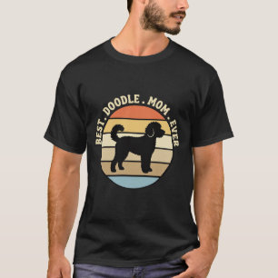 Beste Doodle-Mom aller Zeiten Retro-Hund T-Shirt