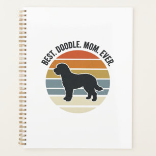 Beste Doodle-Mom Ever Vintage Hundemama-Design_1 Planer