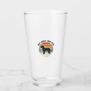 Beste Doodle-Mutter Aller Zeiten Vintage-Hundemutt Glas