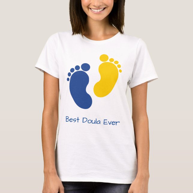 Beste Doula je T-Shirt (Vorderseite)